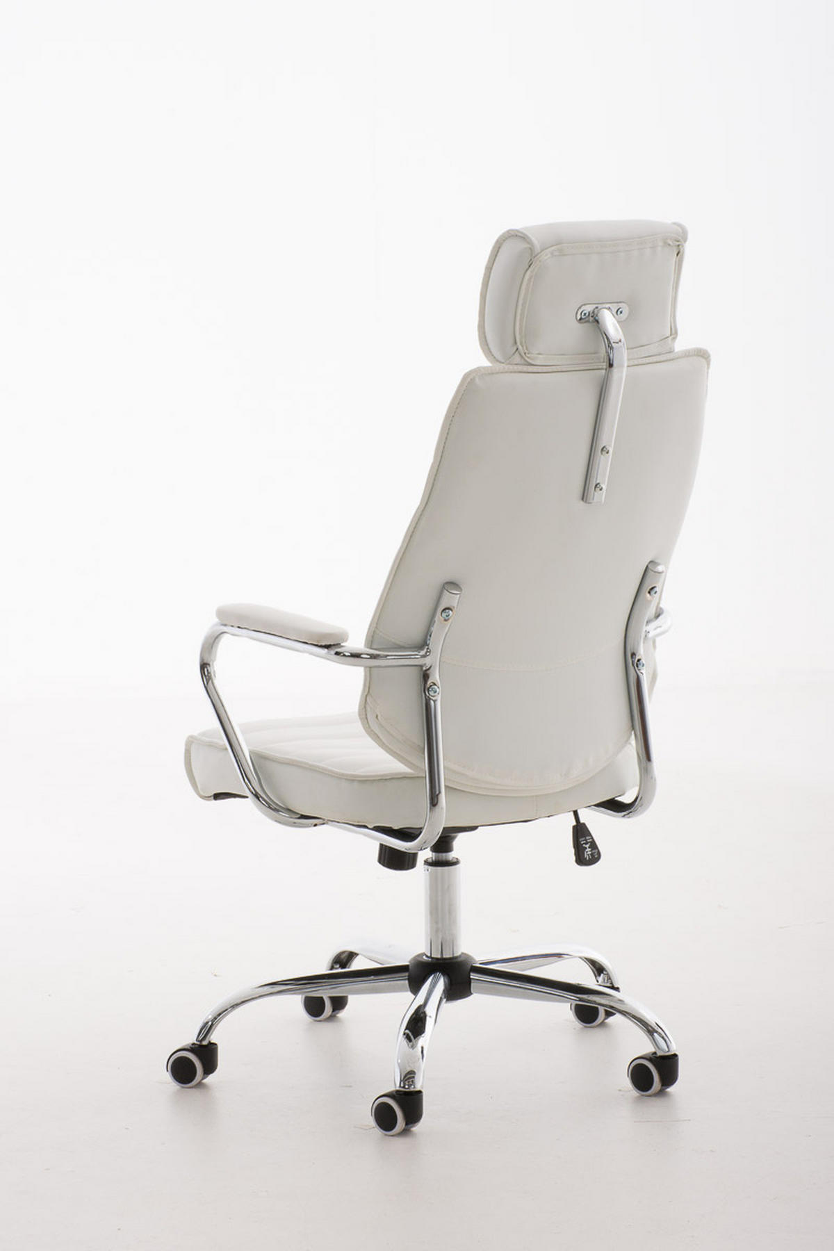 BÜROSTUHL Rocket V2, Weiß - Weiß, Textil/Metall (59/128/57cm) - TPFLiving