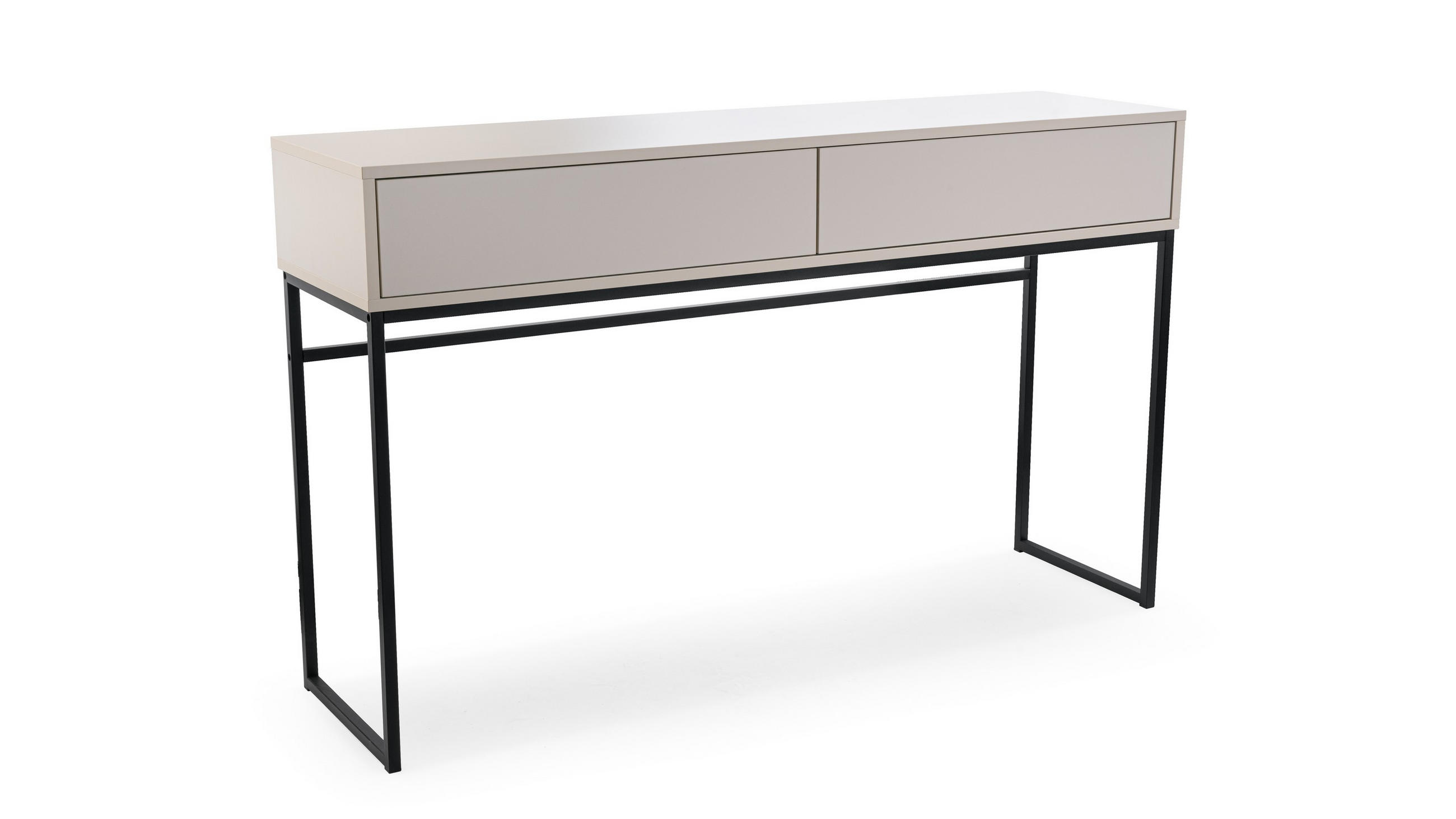 KONSOLENTISCH AZIR mit 137 / 83 / 37, Beige - Beige, Holzwerkstoff (37/137/83cm) - MASSENO
