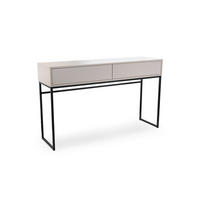 KONSOLENTISCH AZIR mit 137 / 83 / 37, Beige - Beige, Holzwerkstoff (37/137/83cm) - MASSENO