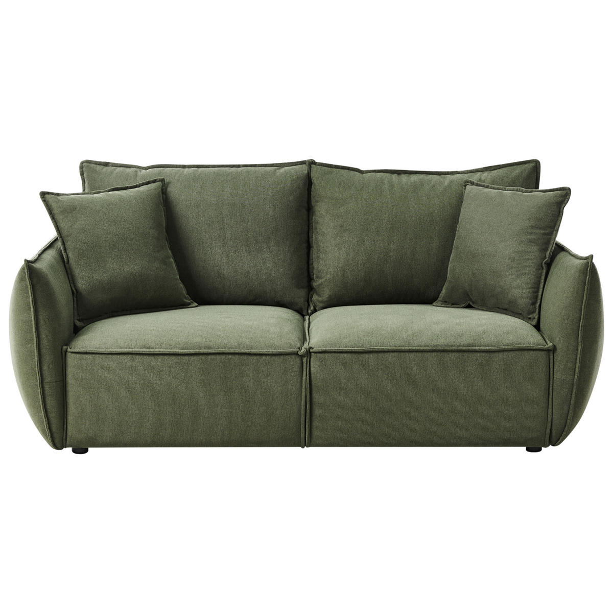 SADA POHOVEK 5-místná Látka Zelená Kunes - zelená barva, textil (190/82/92cm) - Beliani