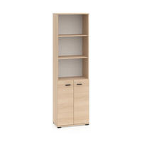 AKTENREGAL – 60 cm – Odelis – Schwarz - Schwarz, Holzwerkstoff (60/203/34cm) - hi-markt