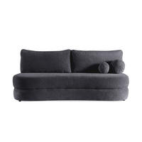 SOFA Rocket Dunkelblau, mit Schlaffunktion - Dunkelblau, Holzwerkstoff/Textil (211/93/108cm) - Bettso