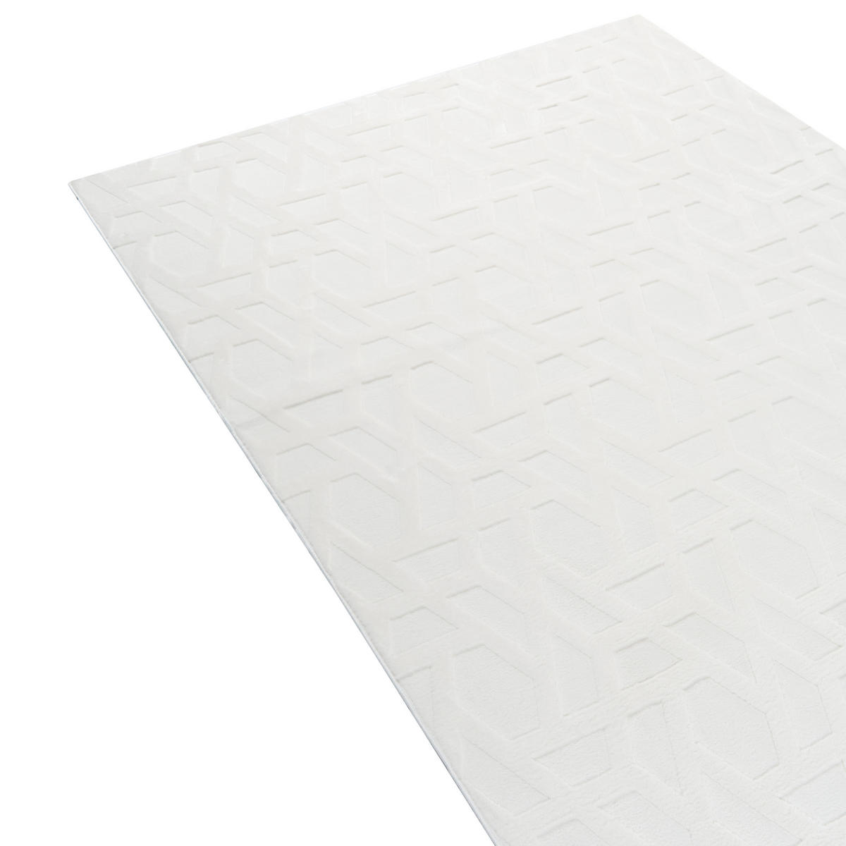 KOBEREC Krémově bílý 160/230 cm Antero - bílá/krémová, textil (160/230cm) - Beliani
