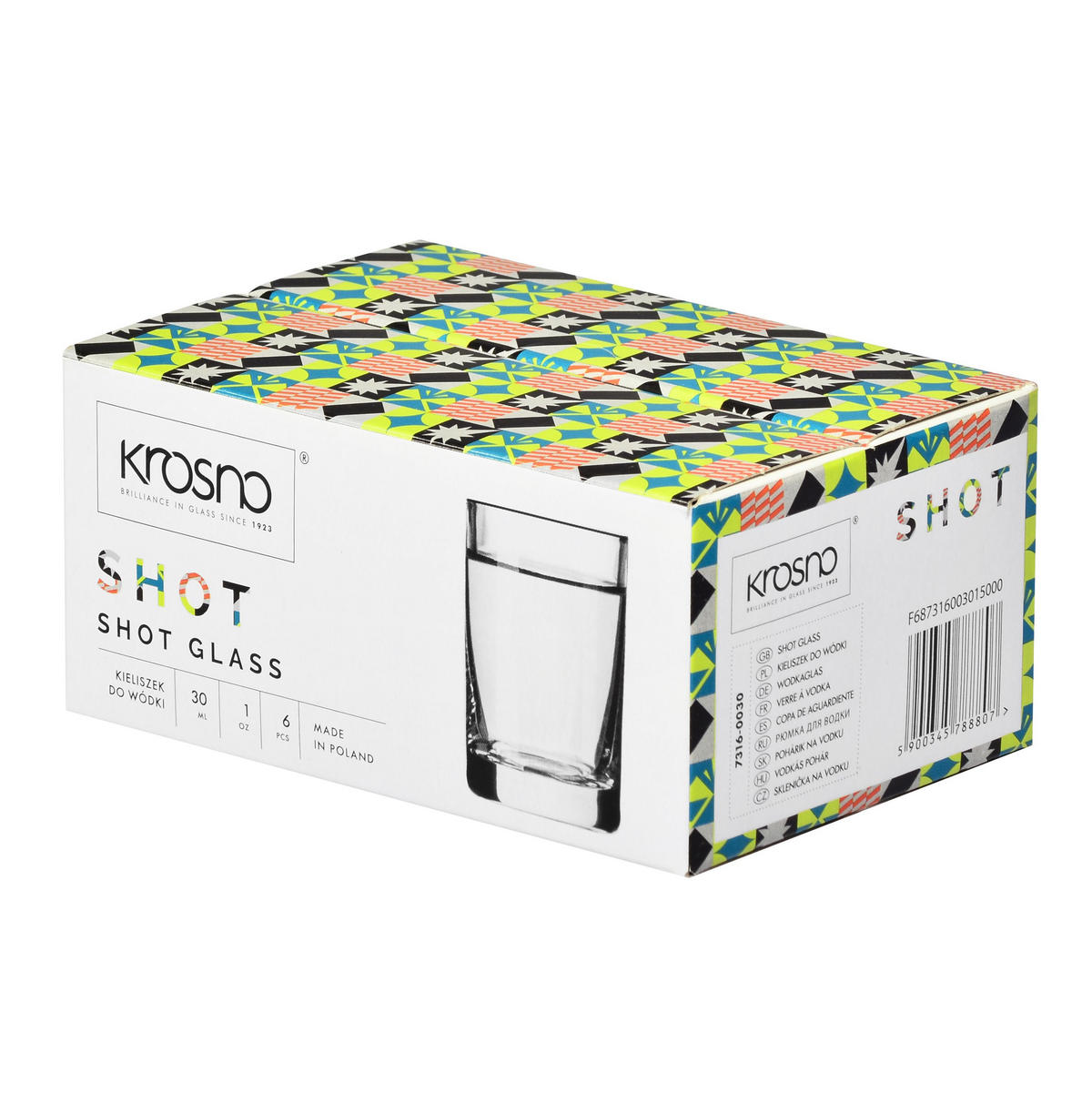 SCHOTGLÄSER, 6er-Set, 30 ml - Transparent, Glas (0.03L) - Krosno Glass