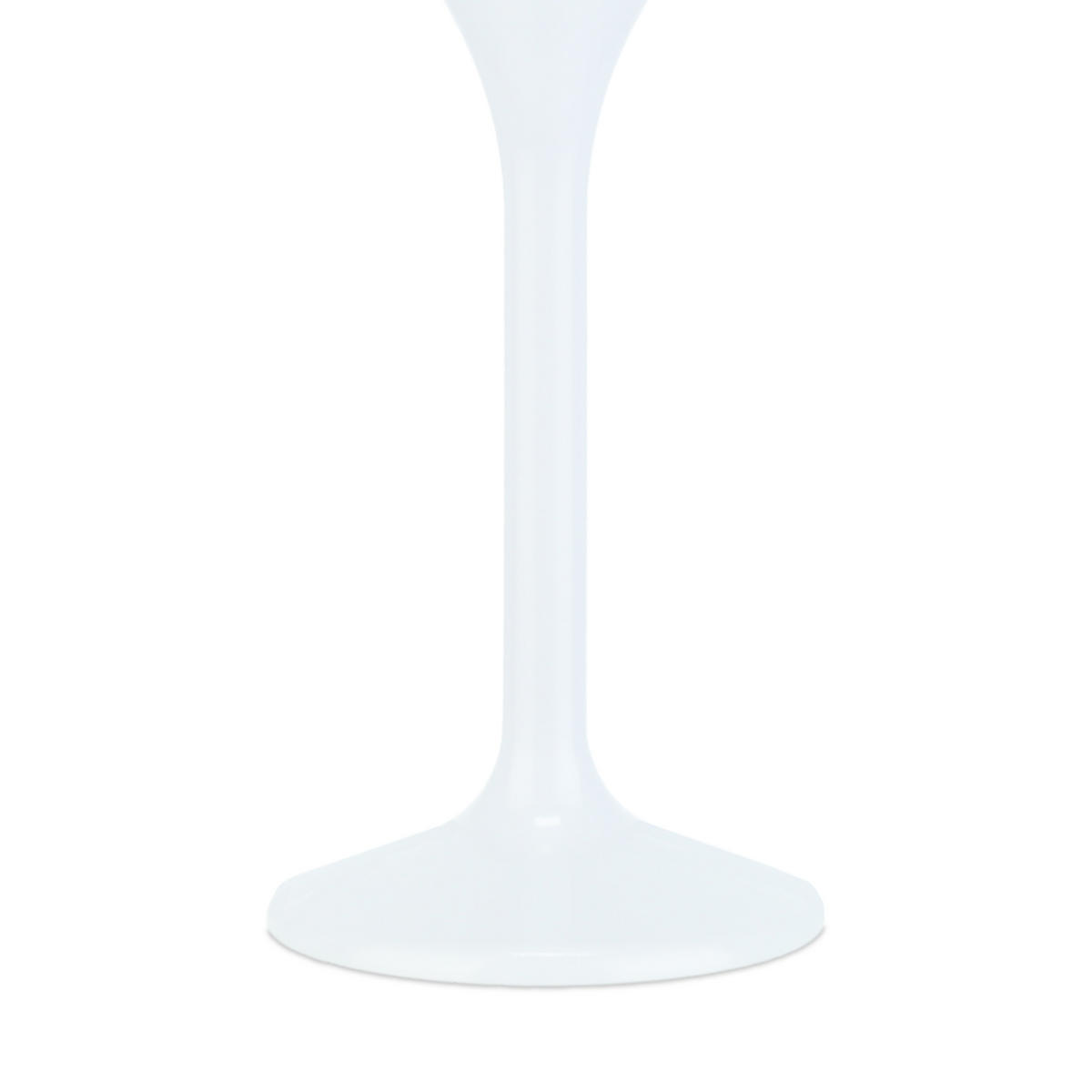 12xSEKTGLÄSER - Weiß, Kunststoff (0.15L) - Relaxdays