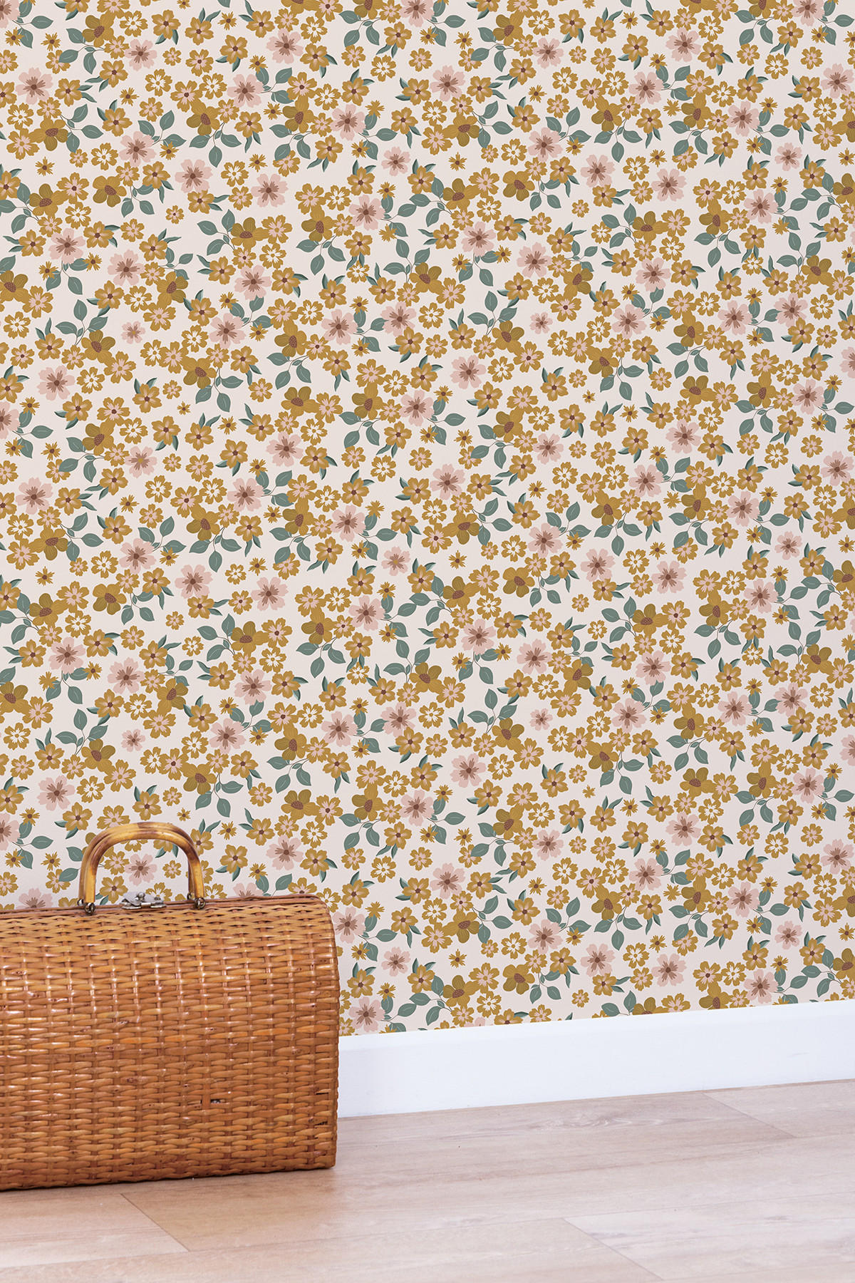 VLIESTAPETE Capucine, Blumen 50 cm x 10 m, Mehrfarbig - Multicolor, Papier (50/1000cm) - Lilipinso