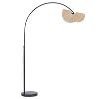 STEHLAMPE Naturfarben Herron - Naturfarben, Papier (35/130/189cm) - Beliani