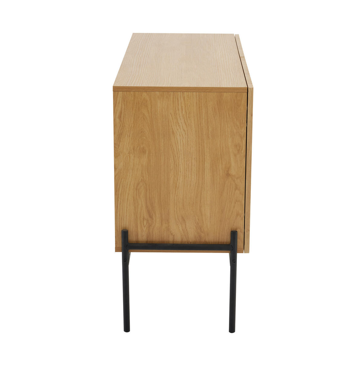 SIDEBOARD 100/40/75 cm Natur aus Spanplatte mit Metallbeinen - Naturfarben, Holzwerkstoff (40/75/100cm) - OKMYHOME