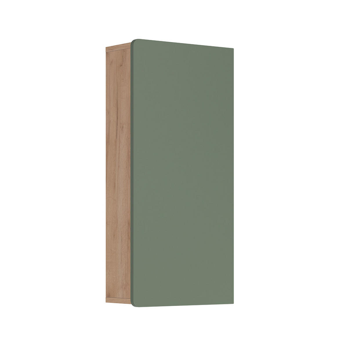 HÄNGESCHRANK Izan Goldkraft Eiche/Grün - Honigeiche/Grün, Holzwerkstoff (36.6/76.6/15.6cm) - Vicco
