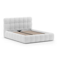 POLSTERBETT Cleo ohne Matratze und Topper, 140x200 cm, Hellgrau - Hellgrau, Textil (140/200cm) - Beautysofa