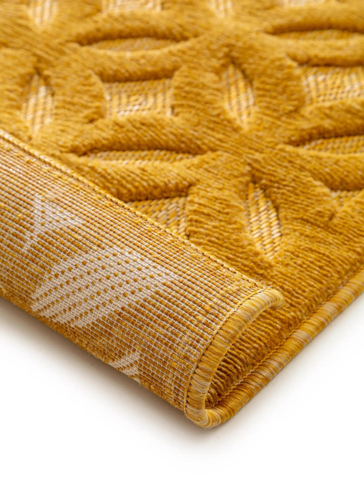 VNITŘNÍ a venkovní koberec Bonte Žlutá 200x290 cm - žlutá, textil/umělá hmota (200/290cm) - benuta Nest