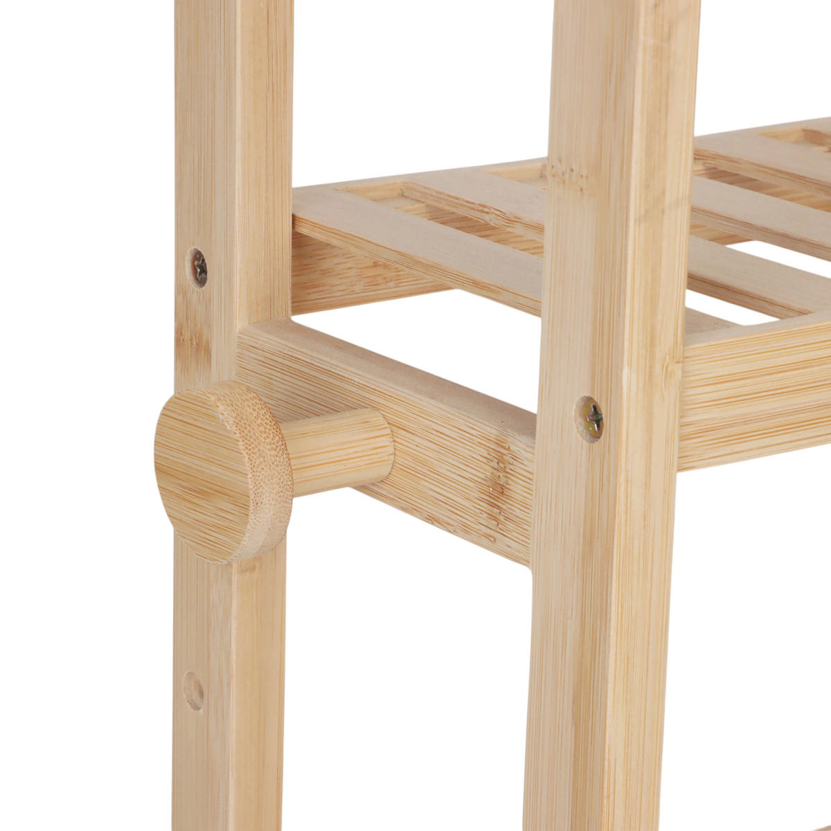 NÁSTĚNNÉ regály - světle hnědá, dřevo (60/54/15cm) - Relaxdays