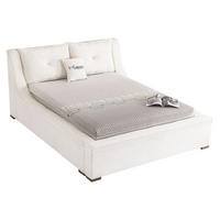 POLSTERBETT Orion 120x200 Creme - Creme, Textil/Metall (120/200cm) - Villa Möbel