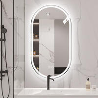 LED Badezimmerspiegel 90x60x3cm Silber, 3 Lichtfarben dimmbar mit Entspiegelungsfunktion - Silberfarben, Glas (3/90/60cm) - Modfu