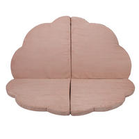 SPIELMATTE für Kinder, Wolke, Aesthetic, Puderrosa - Rosa, Textil (160/160cm) - MeowBaby
