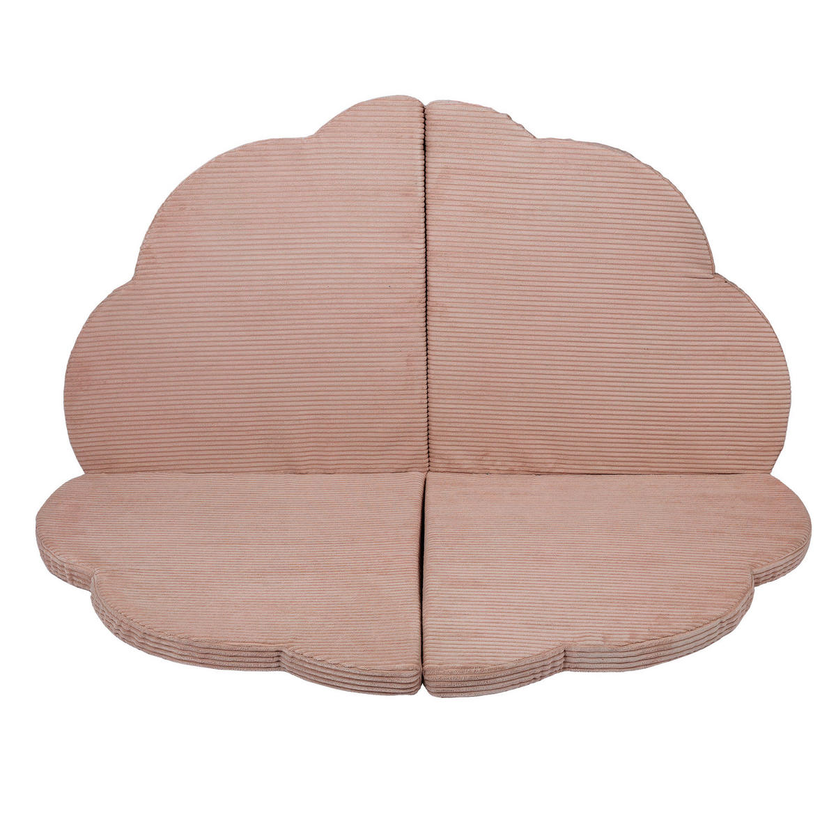 SPIELMATTE für Kinder, Wolke, Aesthetic, Puderrosa - Rosa, Textil (160/160cm) - MeowBaby