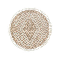 TEPPICH rund Elias Beige ø 150 cm rund - Beige, Textil (150/150cm) - benuta Nest