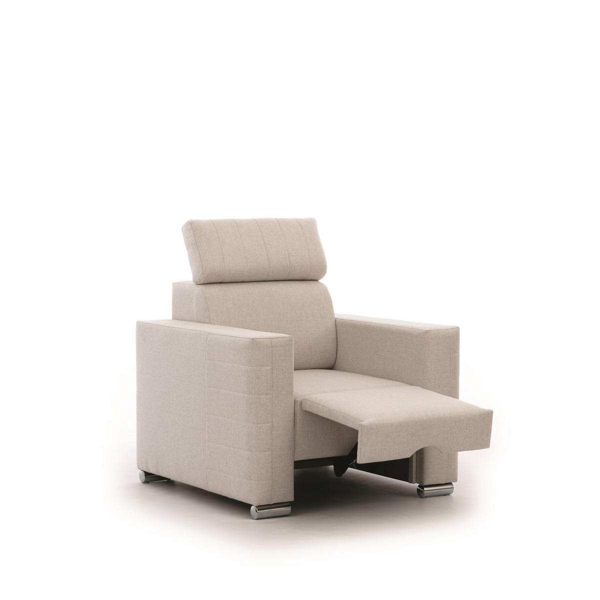 SESSEL Canton In Liverpool - Creme, Holzwerkstoff/Textil (94/92/93cm) - Fun Möbel