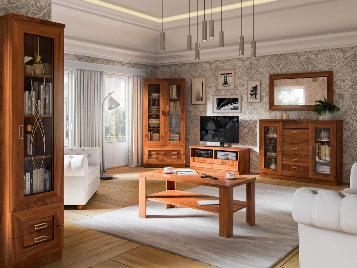 TV-SCHRANK TADEUSZ-11 - Akaziefarben, Holzwerkstoff (118/50/50cm) - Meblini