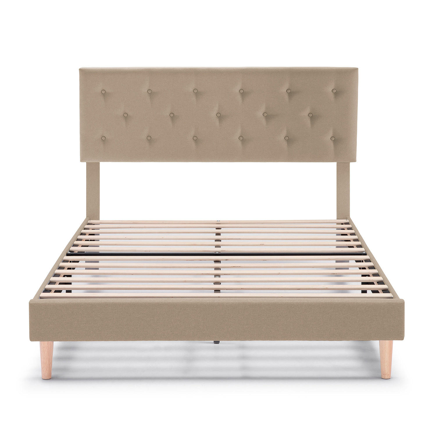 POLSTERBETT 90x190 cm Rosi, Beige - Beige, Textil (90/190cm) - VS Venta-stock