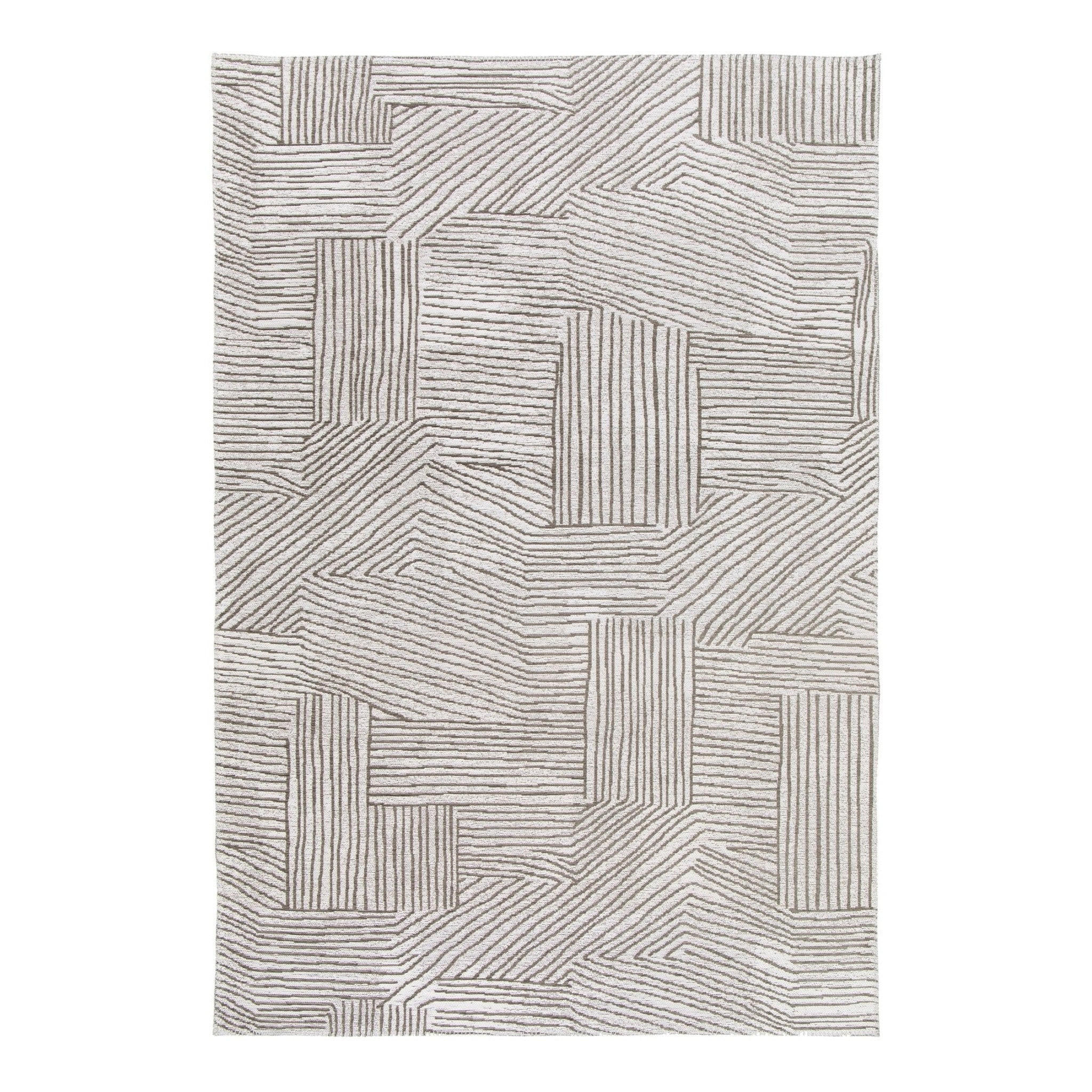 TEPPICH für Innen und Außen aus recycelten Fasern grau - Grau, Textil (160/230cm) - AFK Living