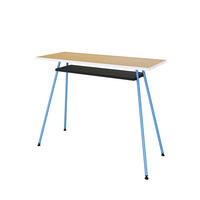 BÜROTISCH Kost Colors 100x40 cm – modernes Design in Blau - Blau, Holzwerkstoff (40/100/75cm) - Letti Moderni