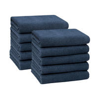 HANDTÜCHER, 10er-Set, 50x100 cm, 100% Baumwolle, Blau - Dunkelblau, Textil (50/100cm) - Zollner