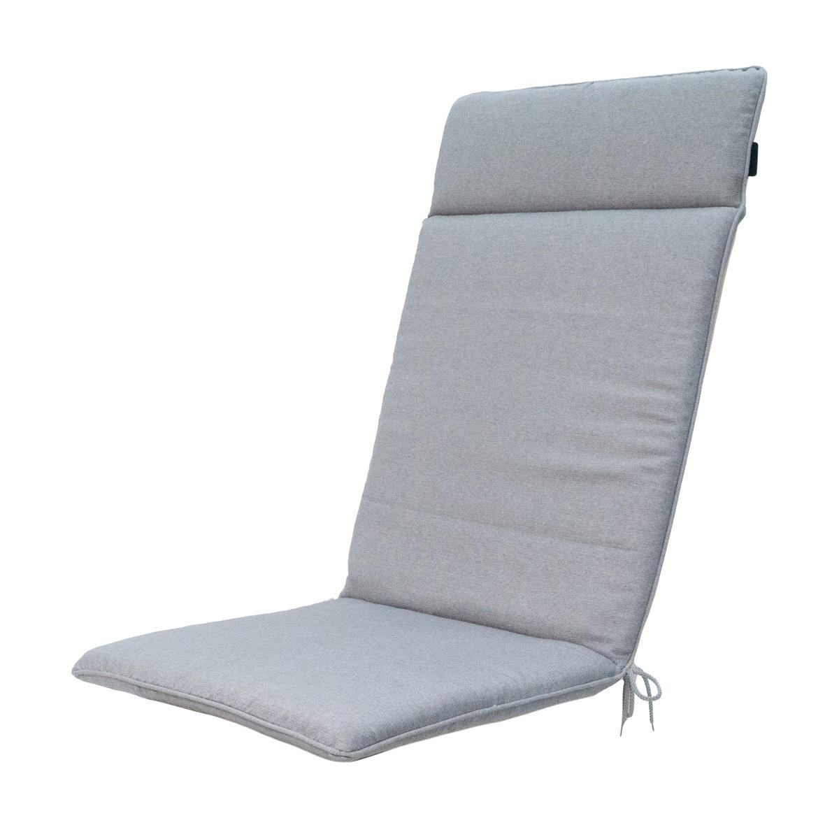 GARTENSTUHLKISSEN Naples 120/50 cm 4er-Set - Grau, Textil (50/8/120cm) - Madison