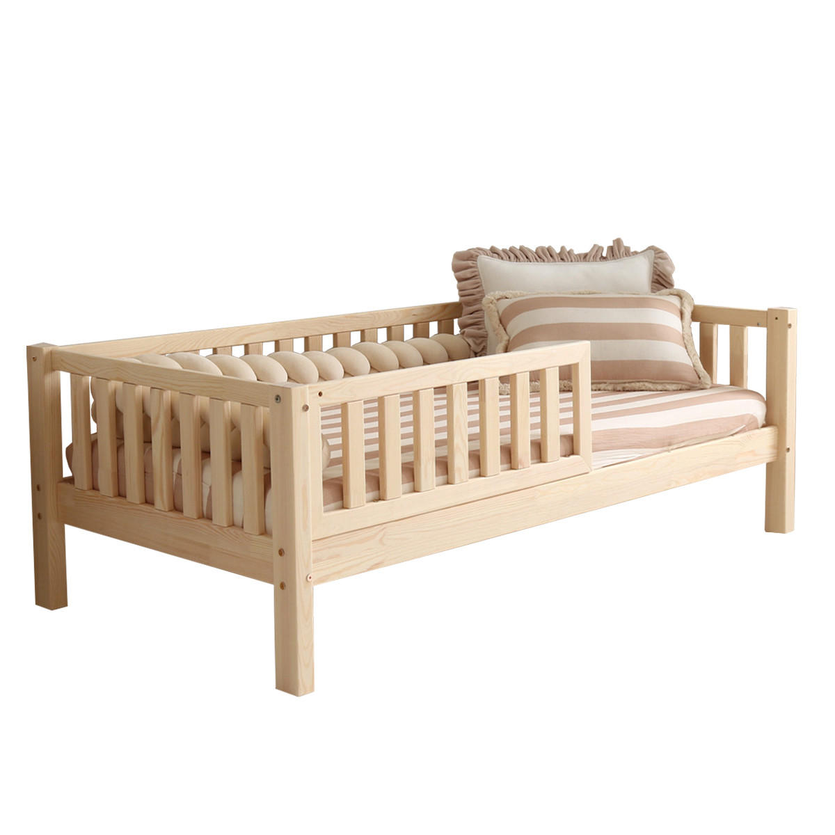 POSTEL 90/190 Agnès Přírodní dřevo - hnědá, dřevo (90/190cm) - Petits-meubles