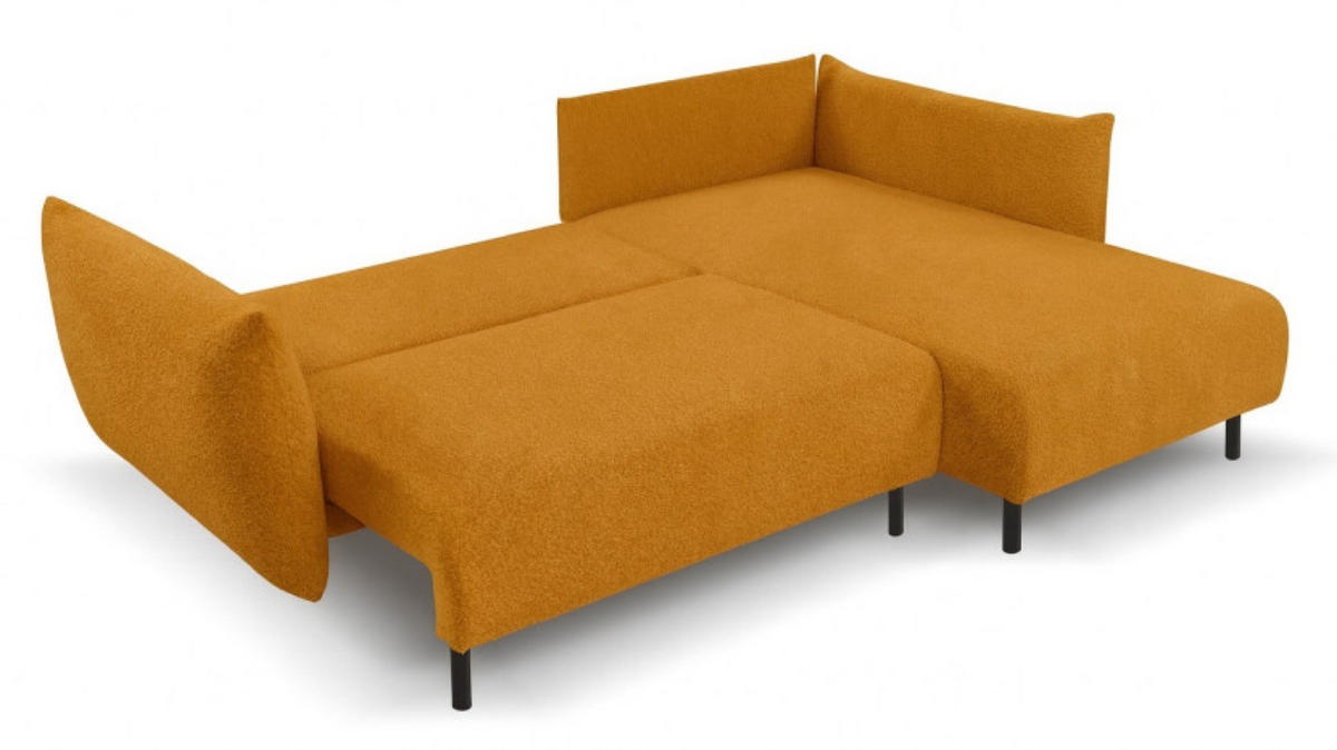 ECKSOFA Orange DELI Mit Schlaffunktion Rechts - Orange, Textil (171/257cm) - Sepro Meble