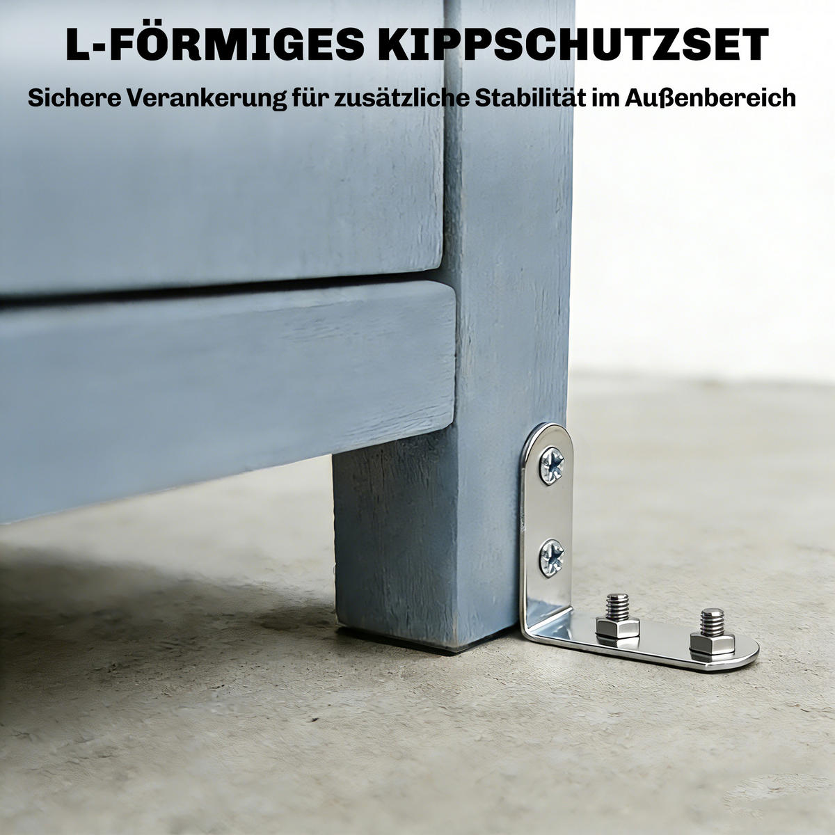 GARTENSCHRANK Tannenholz Grau - Grau, Holz (54/170/85cm) - Outsunny