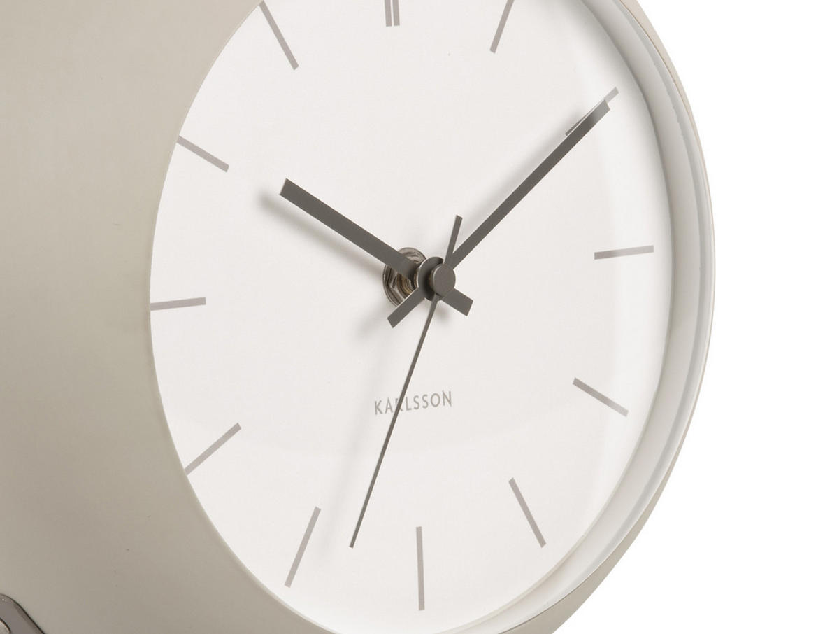 TISCHUHR Nirvana Globe 14/25 cm - Grau, Metall (21/25/14cm) - Karlsson