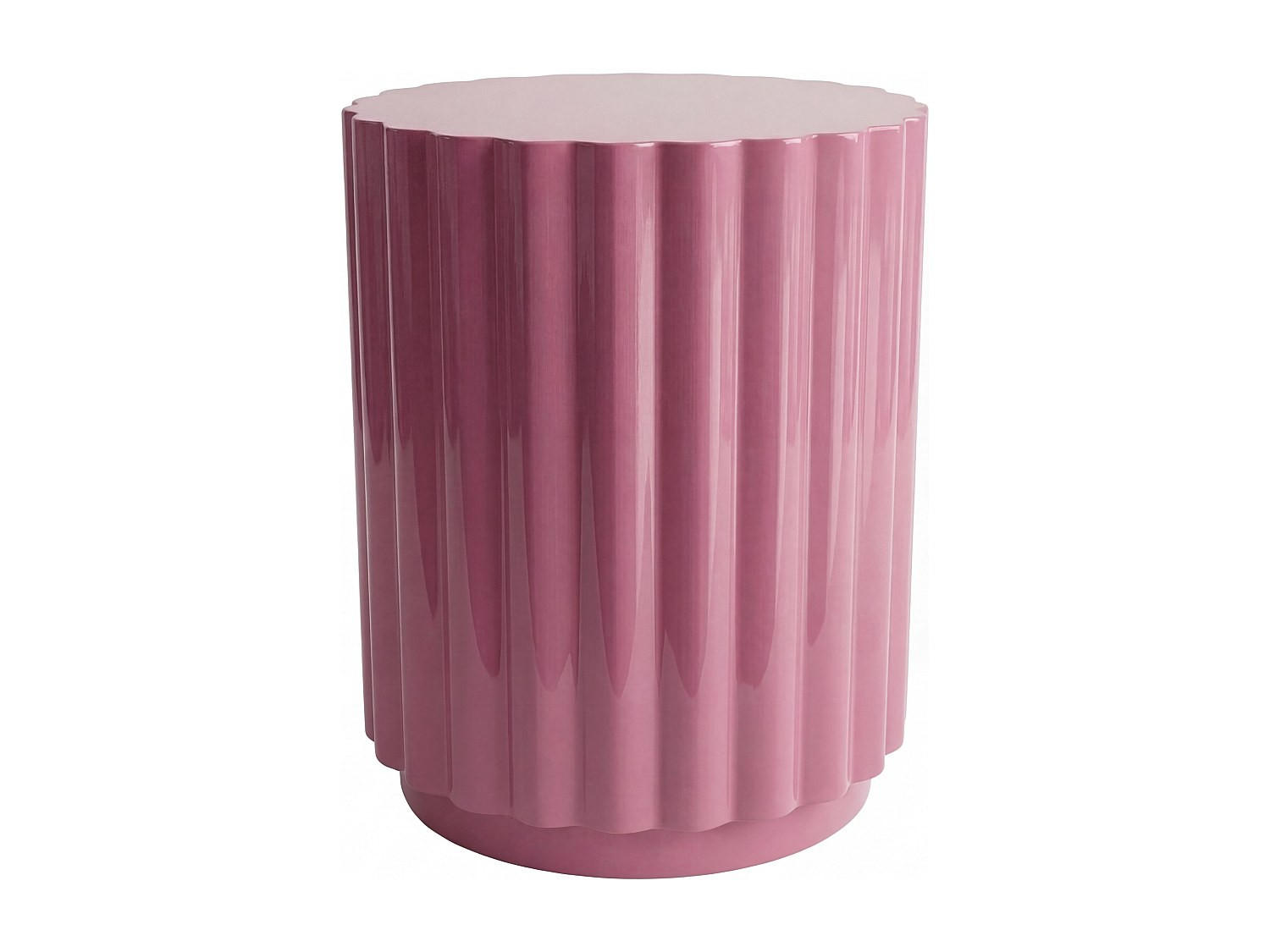 BEISTELLTISCH - 38.5 cm x 38.5 cm - Metall - Rosa - LIMALORA - Pink, Metall (38.5/38.5/46.5cm) - Vente-Unique