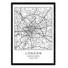 POSTER London Skandinavischen Stil A3 Rahmenlos - Klar, Papier (29.7/5/42cm) - Nacnic