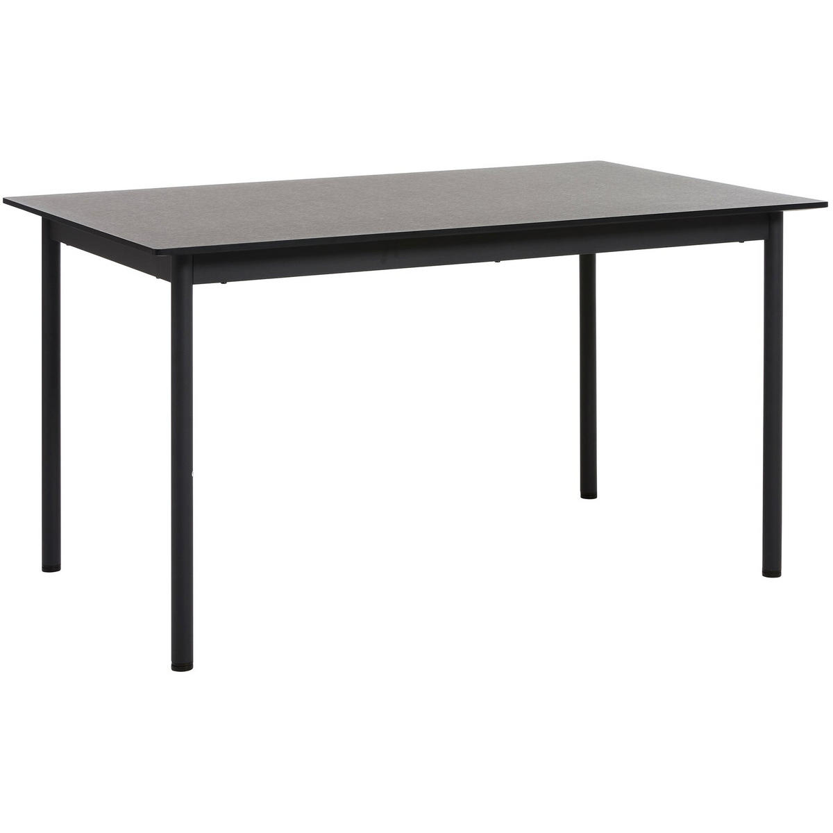 ESSTISCH Mogest 140 cm - Dunkelbraun, Holzwerkstoff/Metall (85/140/75cm) - Selsey