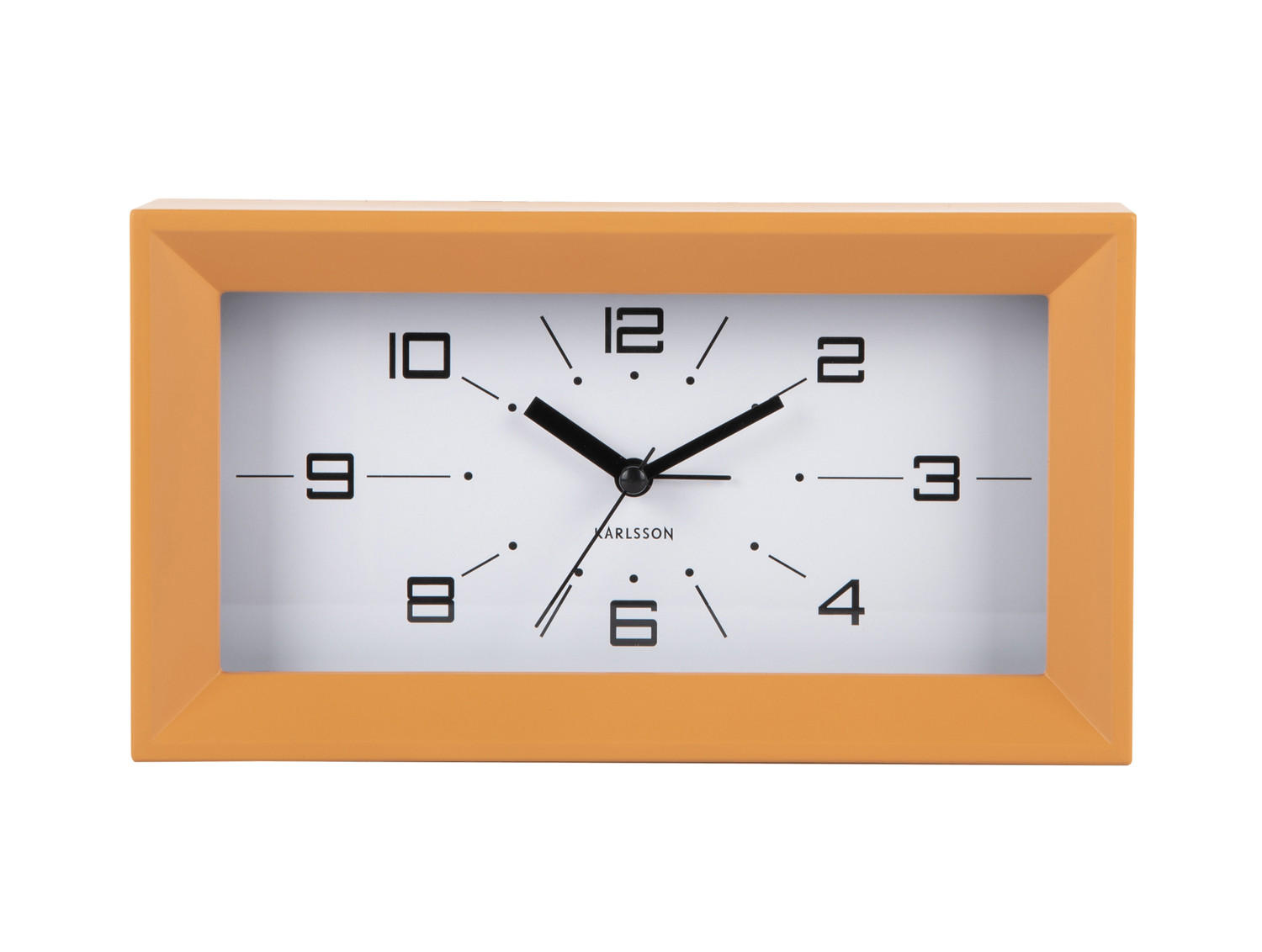 WECKER Lujo Gelb 20.2/20.2/11.2 cm - Gelb, Kunststoff (20.2/11.2/20.2cm) - Karlsson