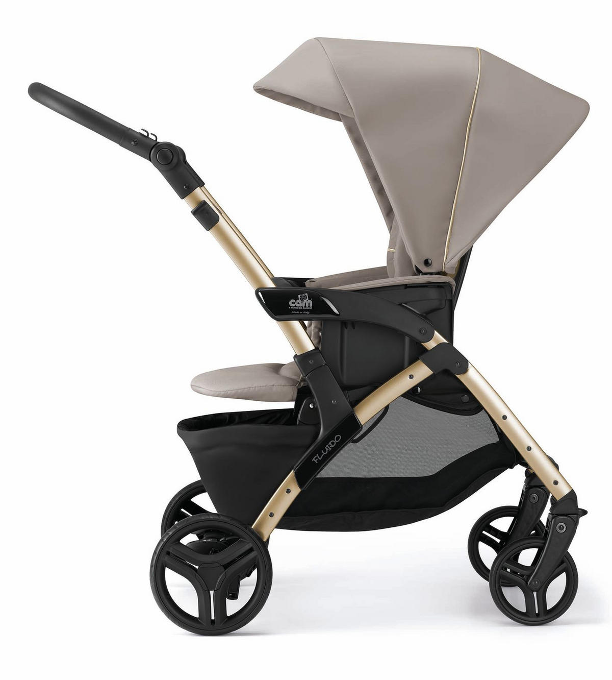 KOMBI-KINDERWAGEN Fluido Easy Kombi 2in1 - Rosa, Kunststoff (907/507/564cm) - Cam il Mondo del Bambino S.p.A.