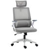 BÜROSTUHL, Ergonomisch, Mesh, Grau - Grau, Textil (61/119/60cm) - Vinsetto