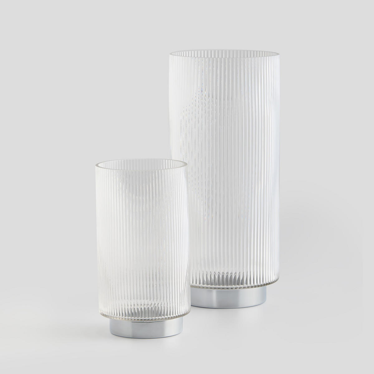 VASE Sublia - Silberfarben, Glas (40cm) - home&you