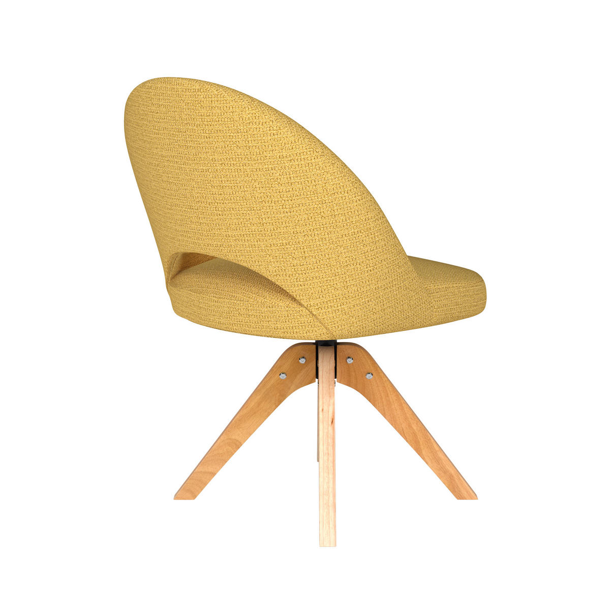 ESSZIMMERSTUHL Mick - Gelb - 60/56/83 cm - Gelb, Textil (56/83/60cm)