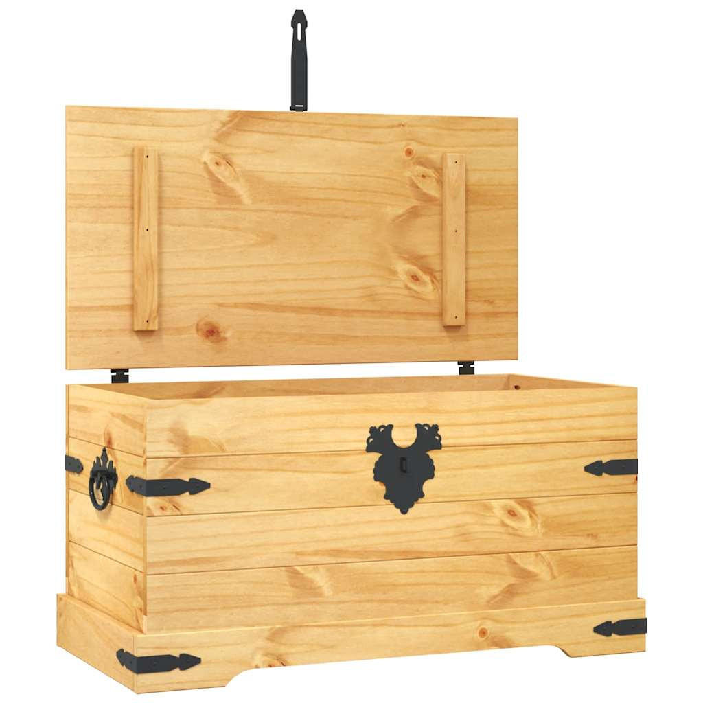 vidaXL Truhe Braun 91x49.5x91 cm