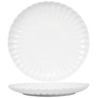 SPEISETELLER Cardida Off White ø 26 cm - 6 Stück - Weiß, Keramik (1/2/3cm) - Cookinglife