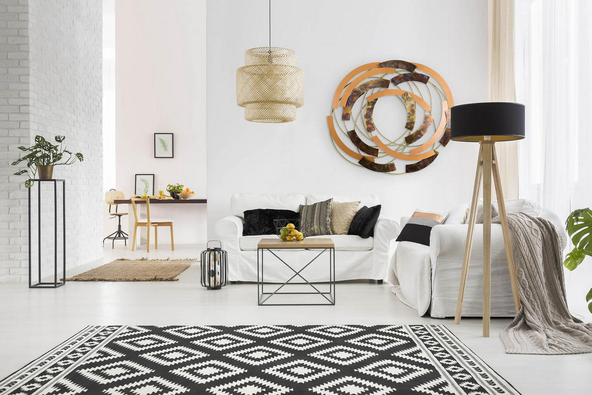 WANDDEKO Kupfer 99/92 cm - Kupferfarben, Metall (7.13/92/8cm) - KUNSTLOFT