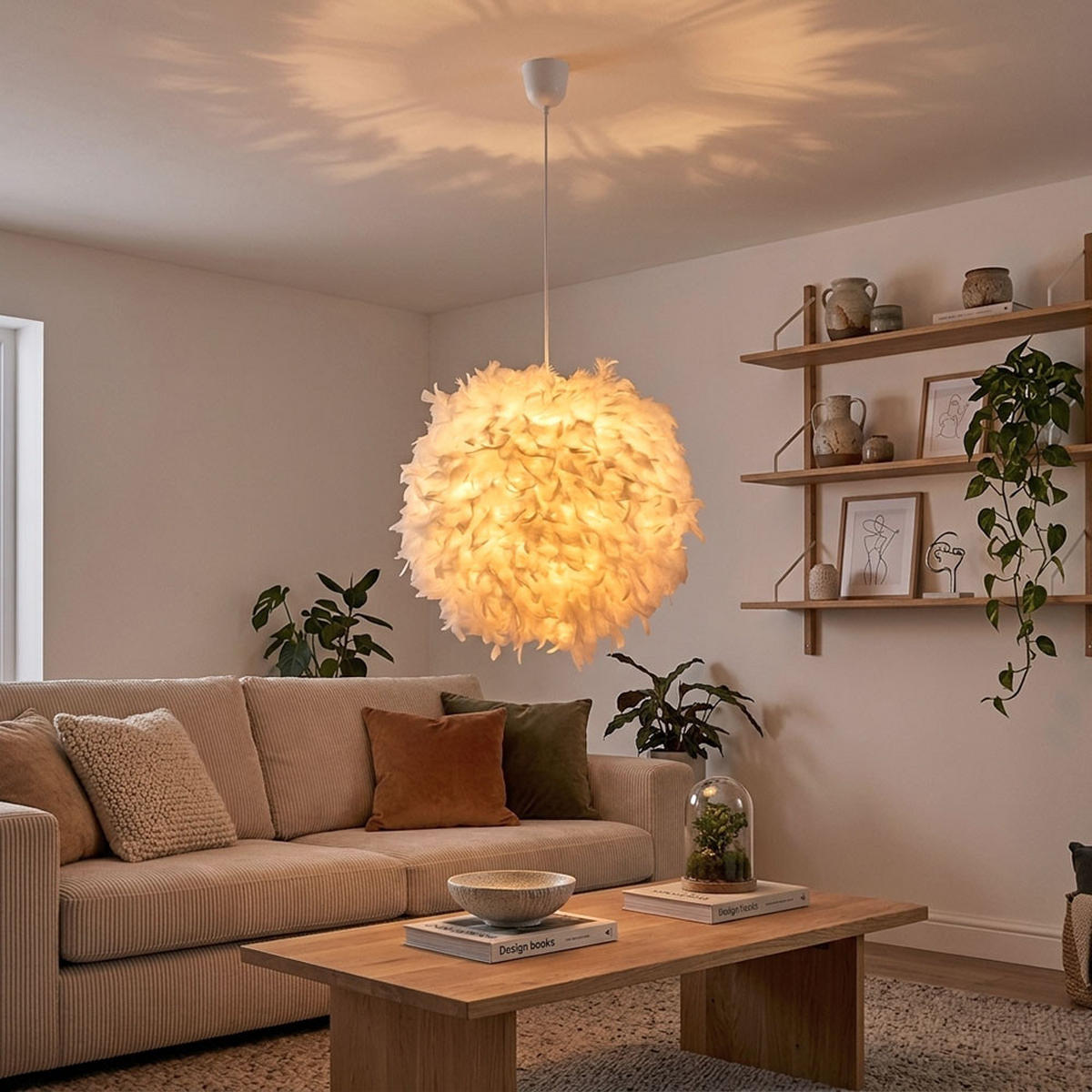 LED HÄNGELEUCHTE Metall Weiß - Weiß, Metall (60/60/130cm)