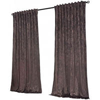 VORHANG 2ER SET MILANO STAR HxB 245x140 cm Grau Rosegold - Roségold, Textil (140/245cm) - Gardinenbox