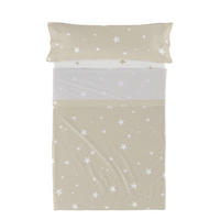 BETTWÄSCHE 2er-Set teiliges little star 180x270 cm beige - Beige, Textil (180/270cm) - Happy Friday