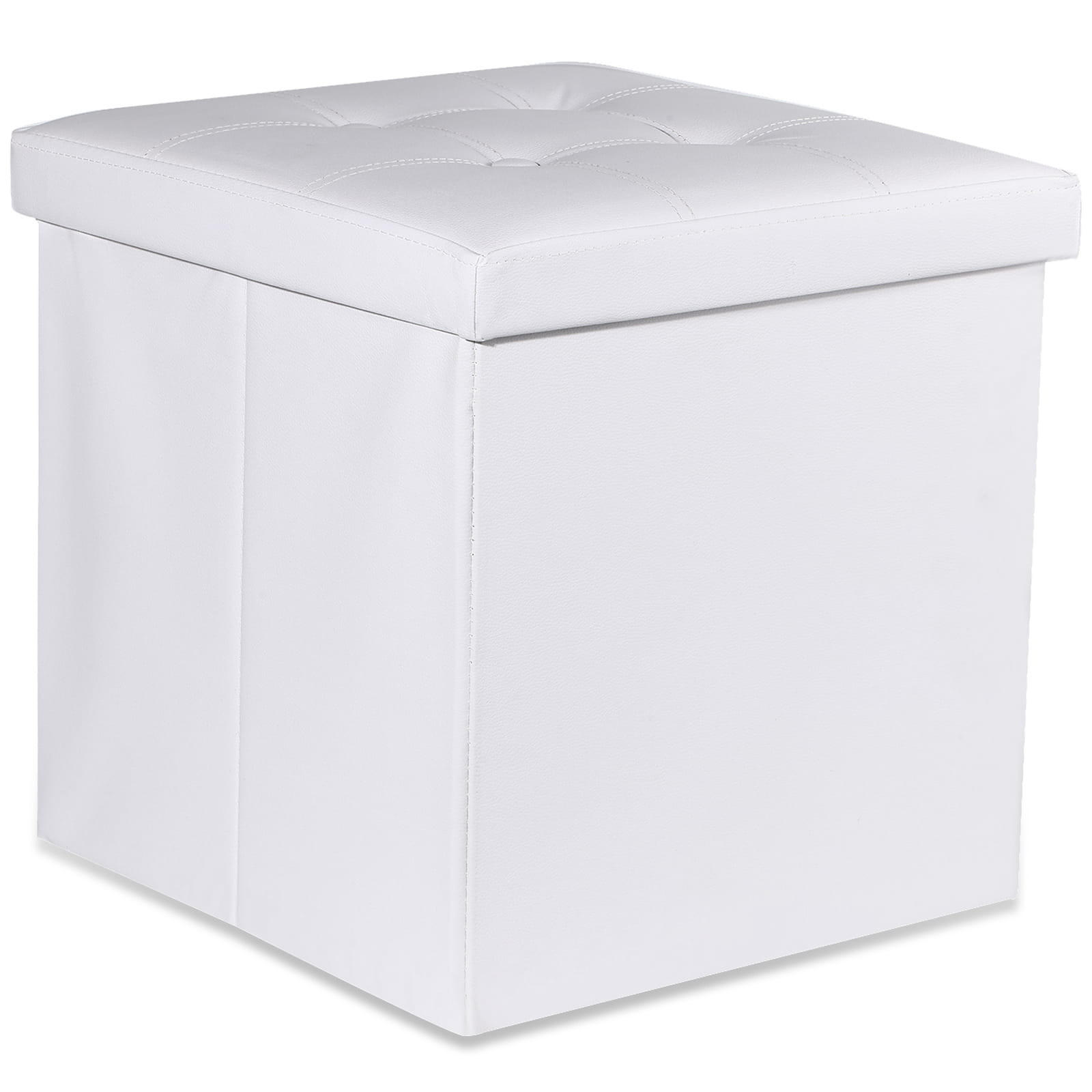 SITZBOX Ravello L mit Knöpfen Weiß Ökoleder - Weiß, Textil (38/38/38cm) - Komodee
