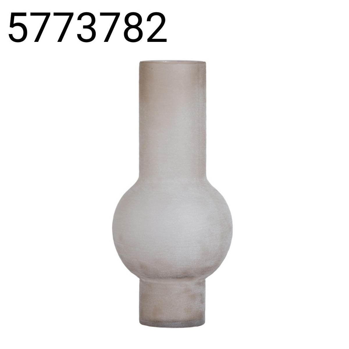 VASE Lazar - Braun - 29/29/63.5 cm - Braun, Glas (63.5cm) - Light & Living