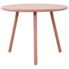 COUCHTISCH Nenim Kunststoff Pink Beistelltisch Rund - Pink, Kunststoff (60/60/45cm) - DELUKE