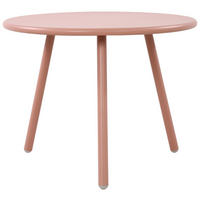 COUCHTISCH Nenim Kunststoff Pink Beistelltisch Rund - Pink, Kunststoff (60/60/45cm) - DELUKE
